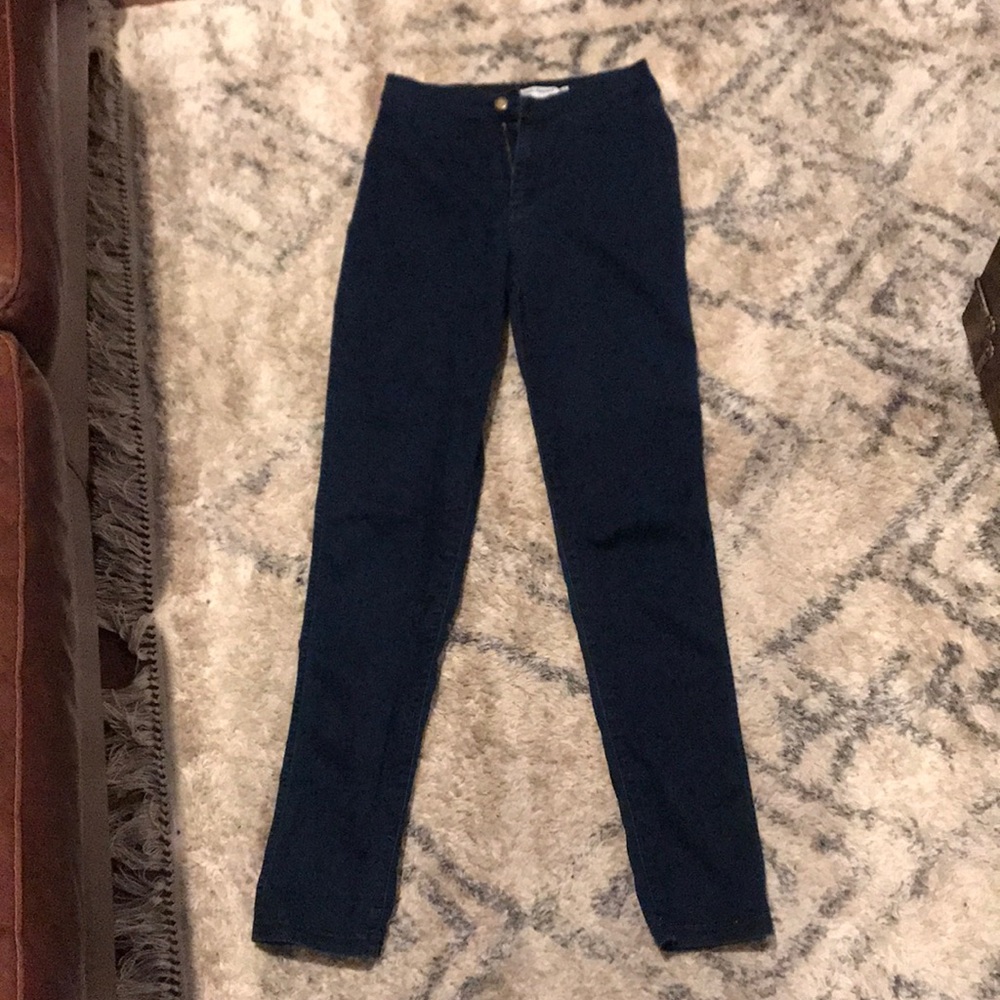 American Apparel High Waisted Blue Jeans